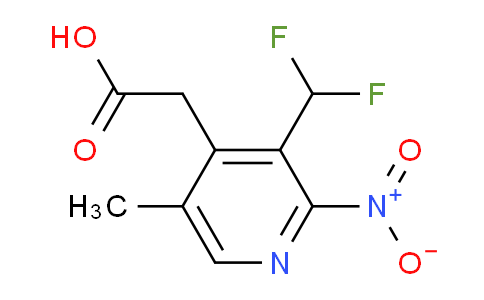 AM118030 | 1805470-06-7 | 3-(Difluoromethyl)-5-methyl-2-nitropyridine-4-acetic acid
