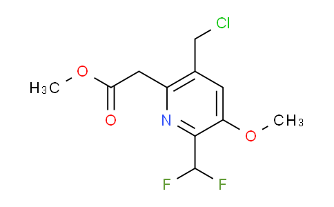 AM118031 | 1807106-17-7 | Methyl 5-(chloromethyl)-2-(difluoromethyl)-3-methoxypyridine-6-acetate