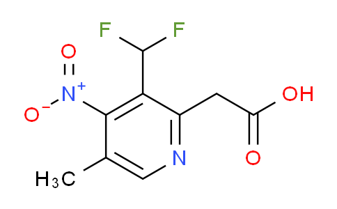 AM118032 | 1806040-92-5 | 3-(Difluoromethyl)-5-methyl-4-nitropyridine-2-acetic acid