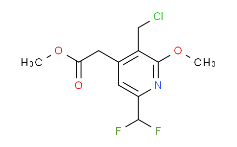 AM118033 | 1805556-91-5 | Methyl 3-(chloromethyl)-6-(difluoromethyl)-2-methoxypyridine-4-acetate