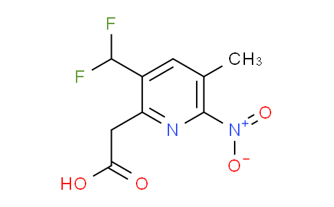 AM118036 | 1806885-66-4 | 3-(Difluoromethyl)-5-methyl-6-nitropyridine-2-acetic acid