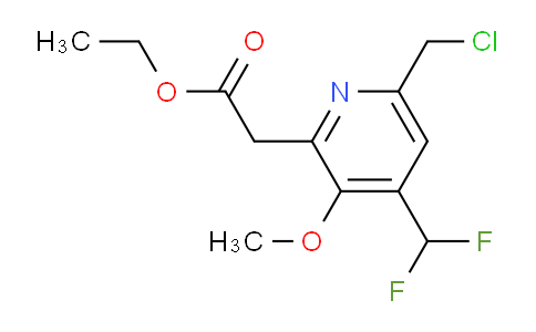 AM118041 | 1806955-65-6 | Ethyl 6-(chloromethyl)-4-(difluoromethyl)-3-methoxypyridine-2-acetate