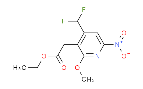 AM118044 | 1805070-54-5 | Ethyl 4-(difluoromethyl)-2-methoxy-6-nitropyridine-3-acetate
