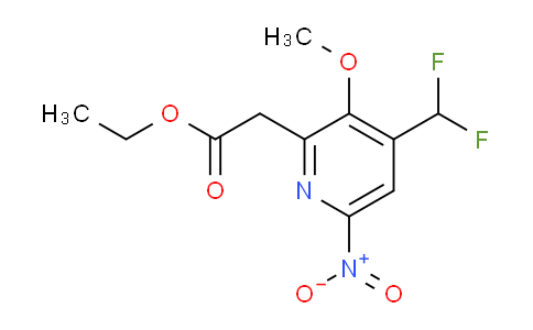 AM118052 | 1804868-82-3 | Ethyl 4-(difluoromethyl)-3-methoxy-6-nitropyridine-2-acetate