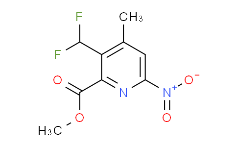 AM118053 | 1805559-89-0 | Methyl 3-(difluoromethyl)-4-methyl-6-nitropyridine-2-carboxylate