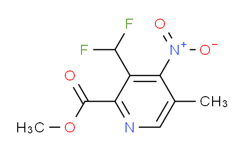 Methyl 3-(difluoromethyl)-5-methyl-4-nitropyridine-2-carboxylate