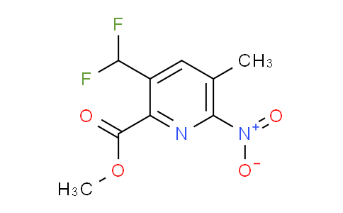 Methyl 3-(difluoromethyl)-5-methyl-6-nitropyridine-2-carboxylate