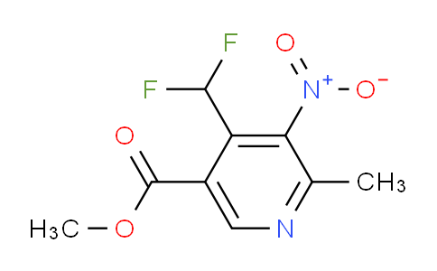 Methyl 4-(difluoromethyl)-2-methyl-3-nitropyridine-5-carboxylate