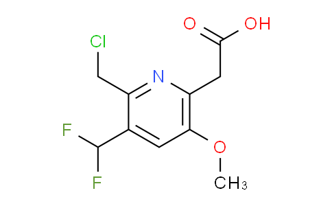 2-(Chloromethyl)-3-(difluoromethyl)-5-methoxypyridine-6-acetic acid