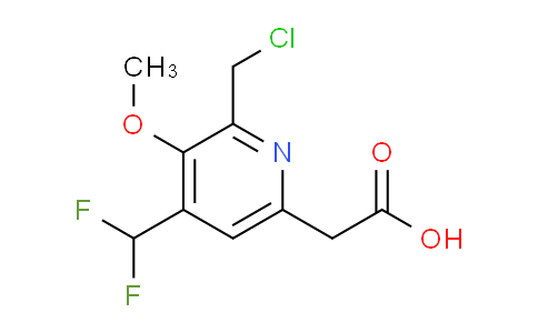 2-(Chloromethyl)-4-(difluoromethyl)-3-methoxypyridine-6-acetic acid