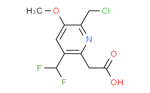 AM118069 | 1807141-29-2 | 2-(Chloromethyl)-5-(difluoromethyl)-3-methoxypyridine-6-acetic acid
