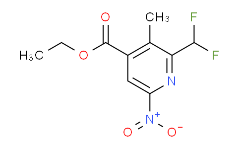 AM118079 | 1806964-07-7 | Ethyl 2-(difluoromethyl)-3-methyl-6-nitropyridine-4-carboxylate