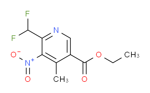AM118080 | 1806884-78-5 | Ethyl 2-(difluoromethyl)-4-methyl-3-nitropyridine-5-carboxylate