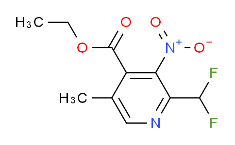 AM118084 | 1807039-58-2 | Ethyl 2-(difluoromethyl)-5-methyl-3-nitropyridine-4-carboxylate