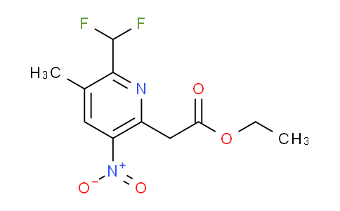 AM118093 | 1805625-13-1 | Ethyl 2-(difluoromethyl)-3-methyl-5-nitropyridine-6-acetate