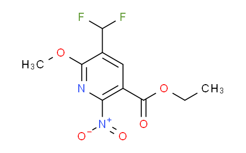 AM118096 | 1805618-29-4 | Ethyl 3-(difluoromethyl)-2-methoxy-6-nitropyridine-5-carboxylate