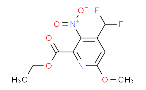 AM118108 | 1805436-62-7 | Ethyl 4-(difluoromethyl)-6-methoxy-3-nitropyridine-2-carboxylate