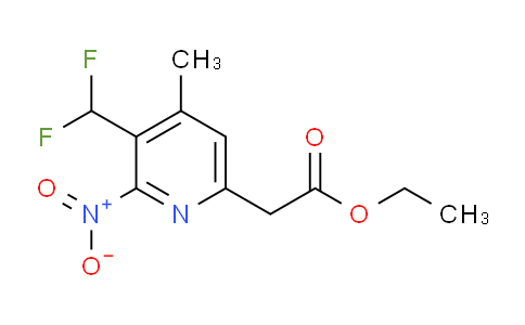 AM118116 | 1806965-52-5 | Ethyl 3-(difluoromethyl)-4-methyl-2-nitropyridine-6-acetate
