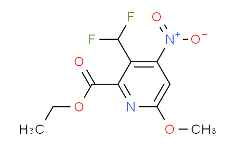 AM118117 | 1805069-02-6 | Ethyl 3-(difluoromethyl)-6-methoxy-4-nitropyridine-2-carboxylate