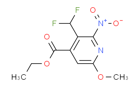 AM118118 | 1804872-43-2 | Ethyl 3-(difluoromethyl)-6-methoxy-2-nitropyridine-4-carboxylate