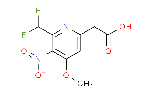AM118124 | 1805467-33-7 | 2-(Difluoromethyl)-4-methoxy-3-nitropyridine-6-acetic acid