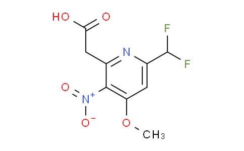 AM118126 | 1805557-29-2 | 6-(Difluoromethyl)-4-methoxy-3-nitropyridine-2-acetic acid