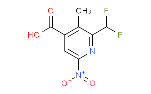 2-(Difluoromethyl)-3-methyl-6-nitropyridine-4-carboxylic acid