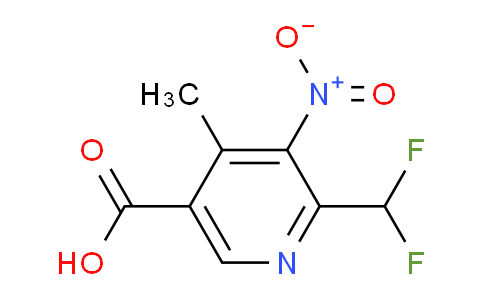 2-(Difluoromethyl)-4-methyl-3-nitropyridine-5-carboxylic acid