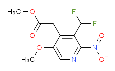 AM118159 | 1806990-13-5 | Methyl 3-(difluoromethyl)-5-methoxy-2-nitropyridine-4-acetate