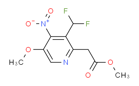 AM118161 | 1805467-87-1 | Methyl 3-(difluoromethyl)-5-methoxy-4-nitropyridine-2-acetate