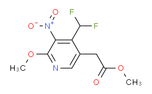 AM118164 | 1805618-88-5 | Methyl 4-(difluoromethyl)-2-methoxy-3-nitropyridine-5-acetate