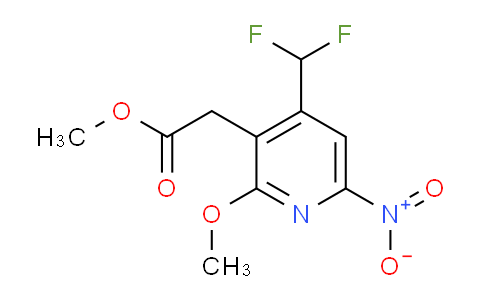 AM118166 | 1806990-17-9 | Methyl 4-(difluoromethyl)-2-methoxy-6-nitropyridine-3-acetate