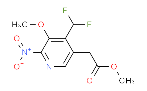 AM118167 | 1805150-31-5 | Methyl 4-(difluoromethyl)-3-methoxy-2-nitropyridine-5-acetate