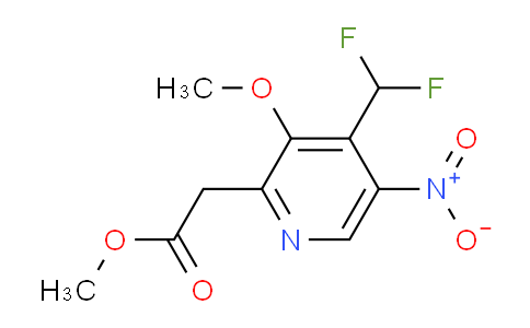 AM118170 | 1806990-20-4 | Methyl 4-(difluoromethyl)-3-methoxy-5-nitropyridine-2-acetate