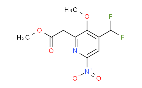 AM118172 | 1806990-23-7 | Methyl 4-(difluoromethyl)-3-methoxy-6-nitropyridine-2-acetate