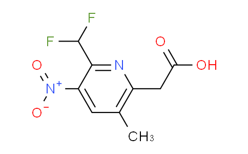 AM118176 | 1804873-66-2 | 2-(Difluoromethyl)-5-methyl-3-nitropyridine-6-acetic acid