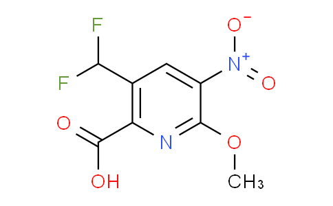 AM118186 | 1806884-25-2 | 5-(Difluoromethyl)-2-methoxy-3-nitropyridine-6-carboxylic acid