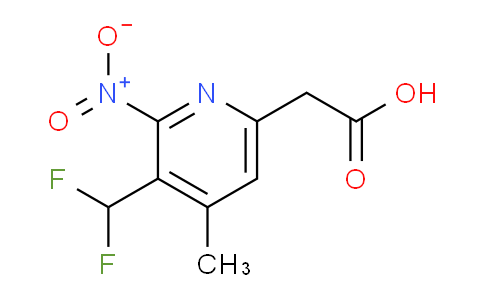3-(Difluoromethyl)-4-methyl-2-nitropyridine-6-acetic acid