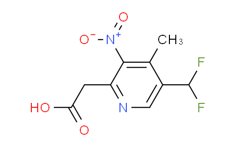 AM118188 | 1805624-89-8 | 5-(Difluoromethyl)-4-methyl-3-nitropyridine-2-acetic acid