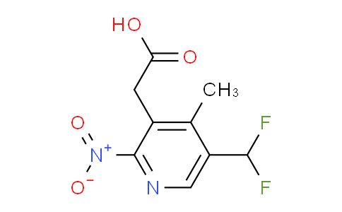 AM118191 | 1805613-52-8 | 5-(Difluoromethyl)-4-methyl-2-nitropyridine-3-acetic acid