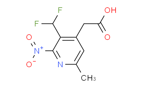 AM118200 | 1805068-63-6 | 3-(Difluoromethyl)-6-methyl-2-nitropyridine-4-acetic acid