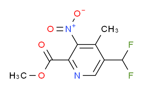AM118204 | 1805067-52-0 | Methyl 5-(difluoromethyl)-4-methyl-3-nitropyridine-2-carboxylate