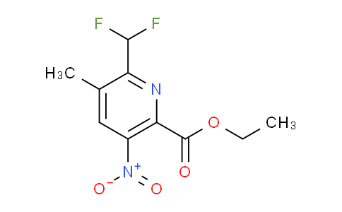AM118231 | 1805067-61-1 | Ethyl 2-(difluoromethyl)-3-methyl-5-nitropyridine-6-carboxylate
