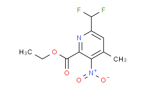 AM118239 | 1806040-41-4 | Ethyl 6-(difluoromethyl)-4-methyl-3-nitropyridine-2-carboxylate