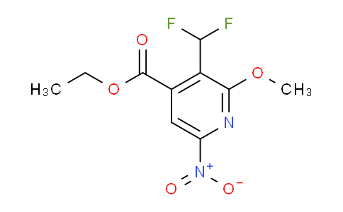 AM118247 | 1807139-55-4 | Ethyl 3-(difluoromethyl)-2-methoxy-6-nitropyridine-4-carboxylate