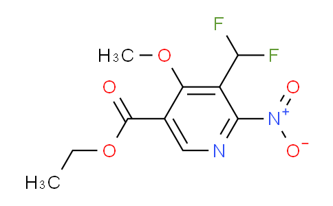 AM118248 | 1807139-61-2 | Ethyl 3-(difluoromethyl)-4-methoxy-2-nitropyridine-5-carboxylate