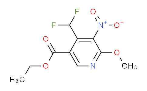 AM118254 | 1807140-55-1 | Ethyl 4-(difluoromethyl)-2-methoxy-3-nitropyridine-5-carboxylate