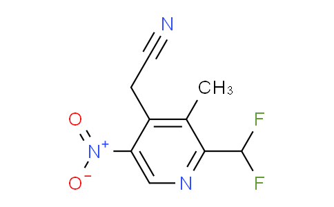 AM118268 | 1806961-71-6 | 2-(Difluoromethyl)-3-methyl-5-nitropyridine-4-acetonitrile