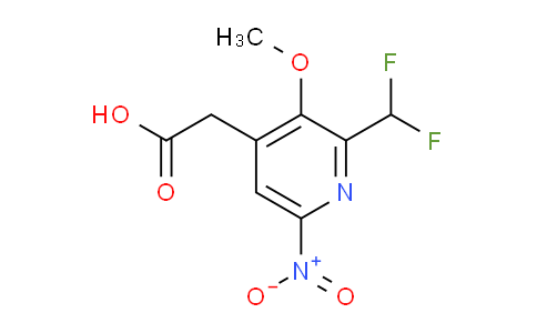 AM118277 | 1805467-29-1 | 2-(Difluoromethyl)-3-methoxy-6-nitropyridine-4-acetic acid