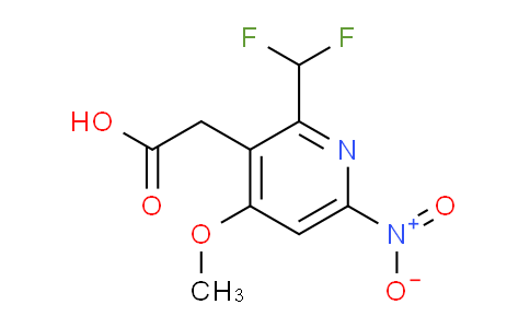 AM118279 | 1807112-67-9 | 2-(Difluoromethyl)-4-methoxy-6-nitropyridine-3-acetic acid